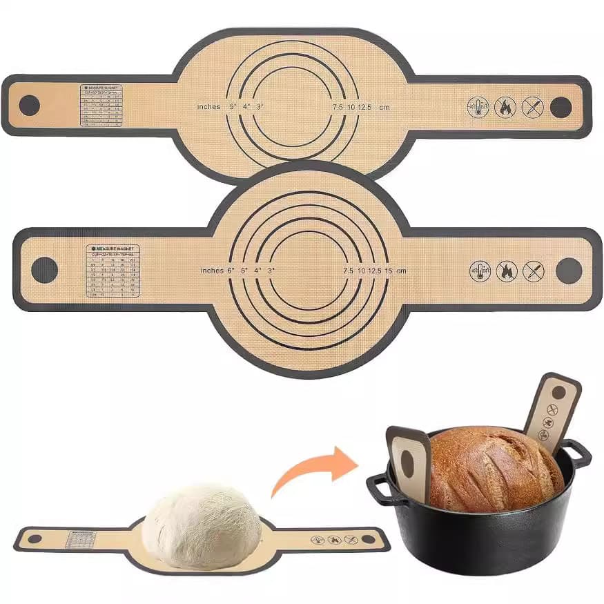 Silicone Bread Mat Sling Baking Mat Silicone Transfer Mat Silicone Bread BakingSling Mat
