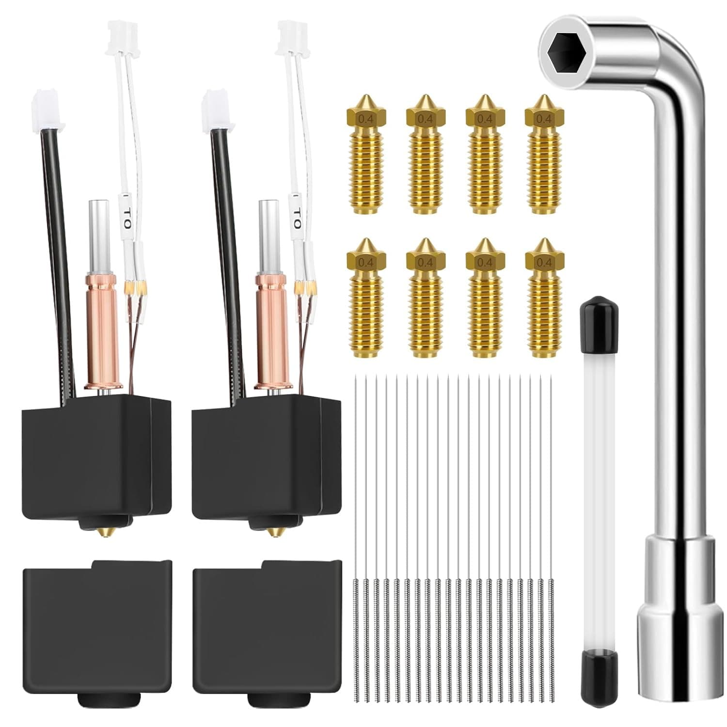 3D Printer Accessories Anycubic Kobra 3 Extruder Print Head Hotend Kit Nozzle Tool