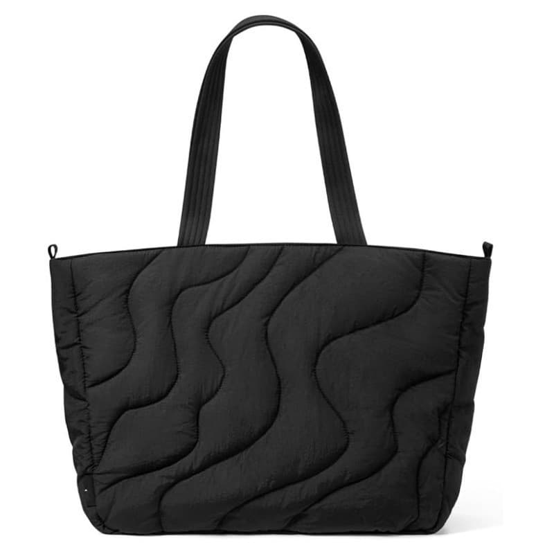 Spot cotton tote bag 2025 new simple solid color large capacity tote bag casual outing cross-border shoulder bag