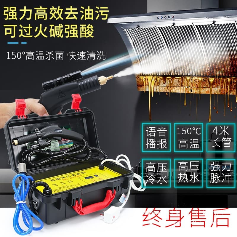 High-Temperature High-Pressure Steam Cleaner Commercial Housekeeping Multi-functional Kitchen Range Hood Air Conditioner Appliance Integrated Cleaning Wholesale