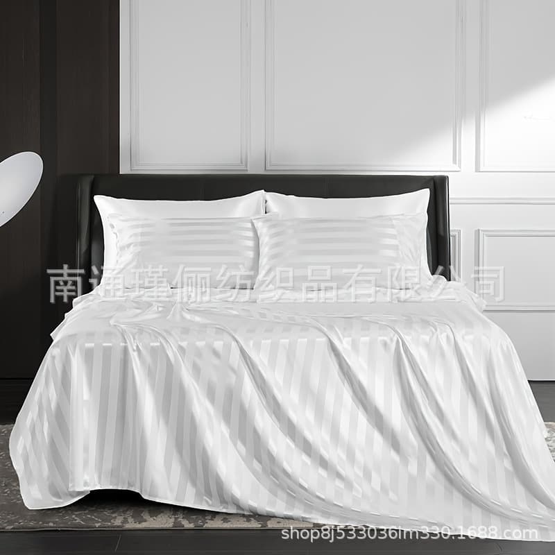 Pillowcase, Fitted Sheet, Flat Sheet 3-Piece or 4-Piece Set Duvet Cover Bedding Manufacturer Bedsheets
