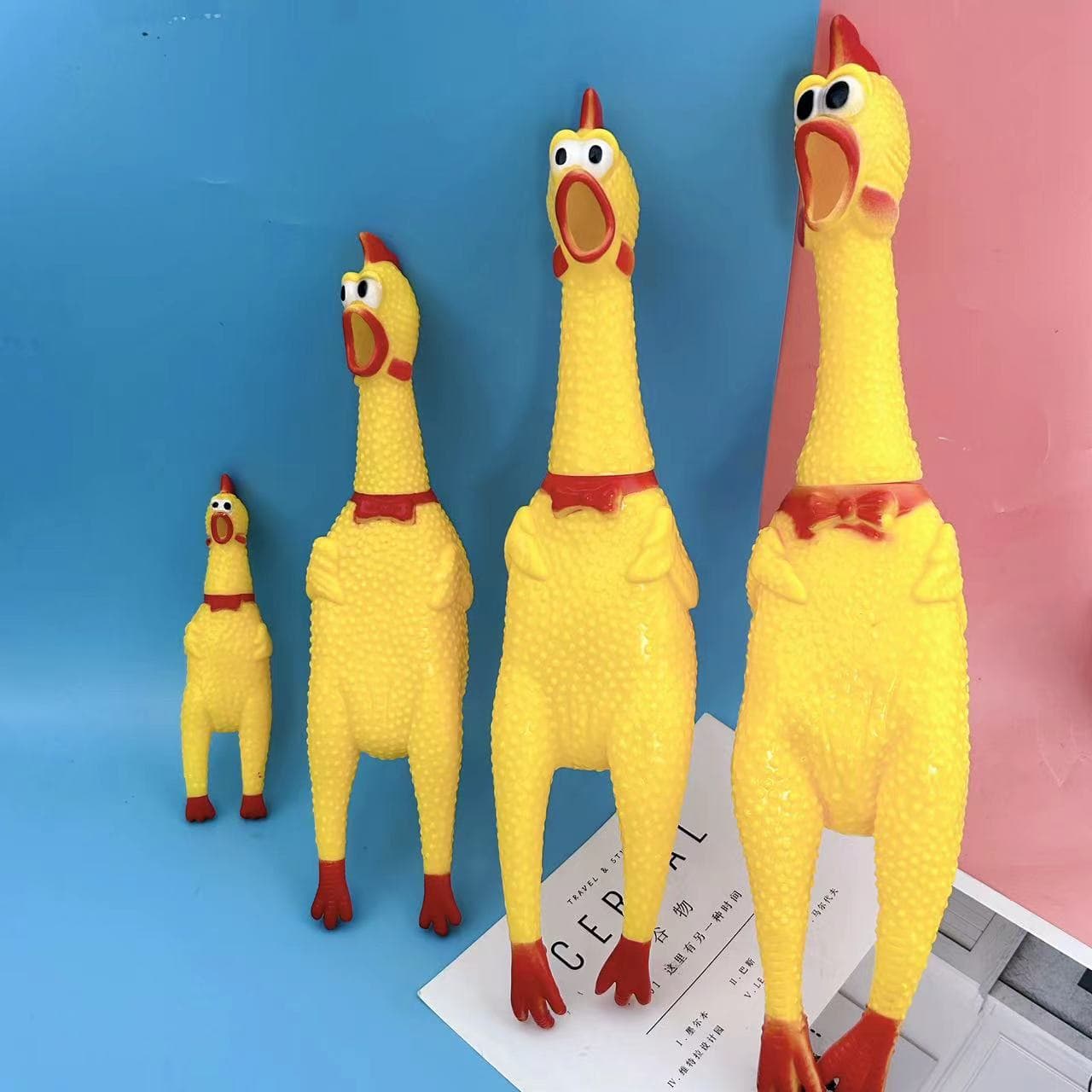 Dog Squeaky Toy Small Squeaky Chicken Pet Squeaky Chicken / Stress Relief Chicken Factory Direct Small Breed