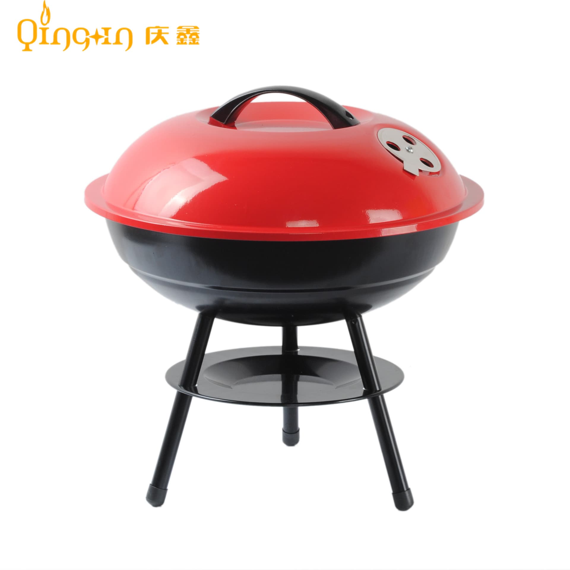 Home BBQ Grill Outdoor Portable Charcoal Grill Stylish BBQ Grill Small Apple Grill