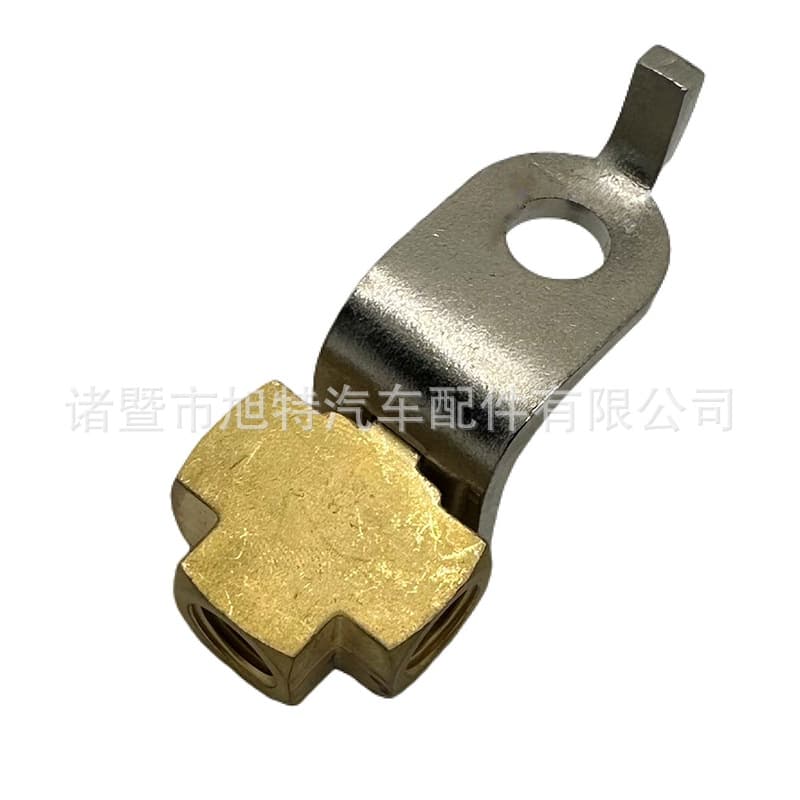 American-style tee cross-border hot sale brass American/Japanese car fuel line tee oil pipe