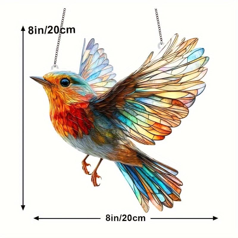 Cross-border creative diverse decorations, garden courtyard acrylic suncatcher hanging ornaments, unique home decor.