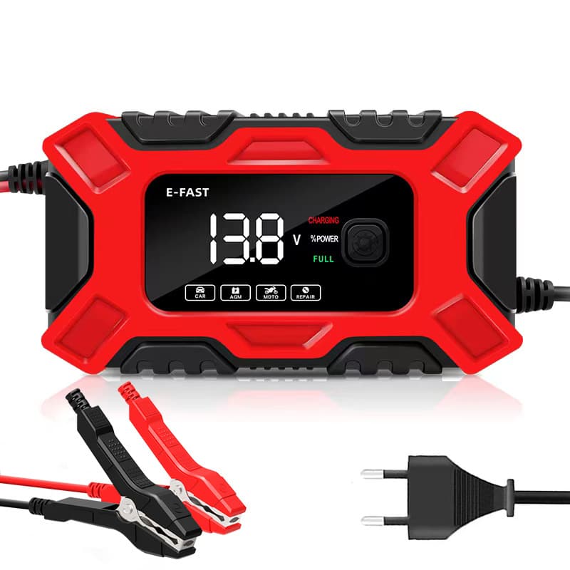 E-FAST Car Motorcycle Battery Charger High Quality ANHTCzyx Brand Universal 12V 6A Charger Suitable for Various Batteries