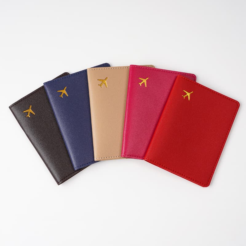 In Stock PU Leather Card Holder Passport Cover Multi-Slot Card Minimalist ID Passport Holder Business Card Case