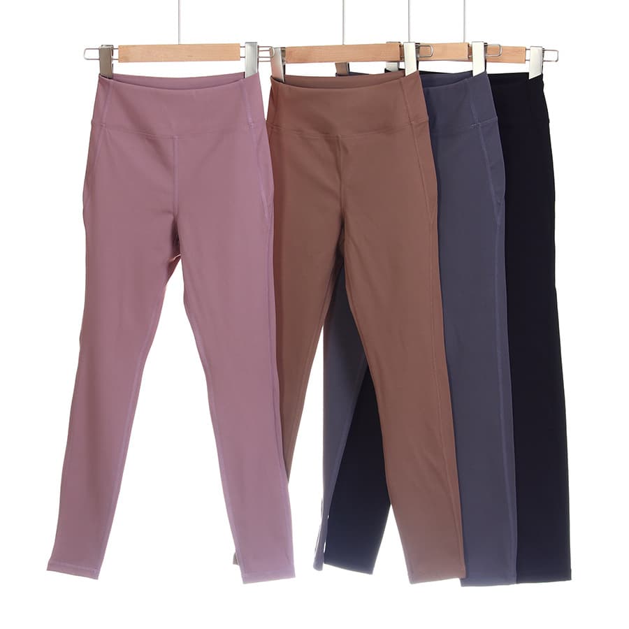 Bare Feel Lulu Nylon Spandex High Stretch Peach Butt Sculpting High Waist Yoga Pants High Waist Butt Lifting Capri Pants Triangular Crotch