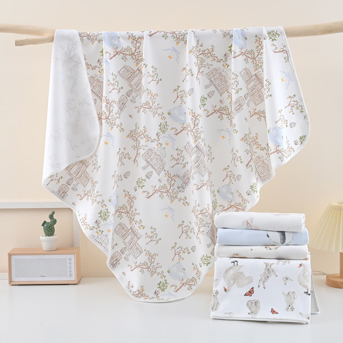 Baby swaddle type A pure cotton newborn swaddling sheet newborn baby swaddling swaddling blanket cover blanket wrapping swab delivery room quilt