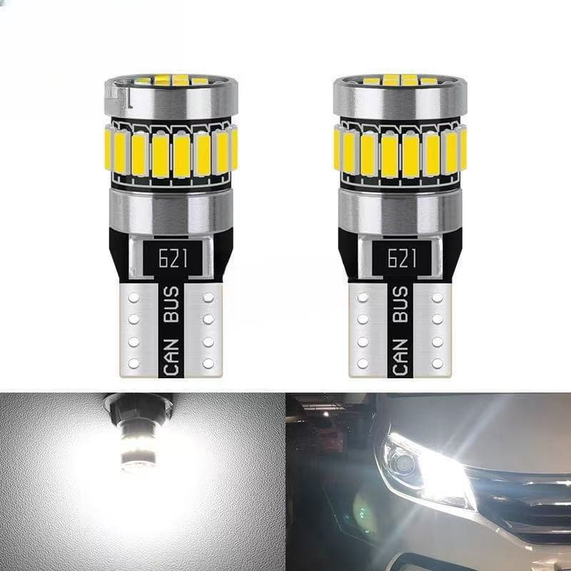 Cross-border automotive LED headlights T10 side marker lights, 4014-24SMD decoder license plate lights, 3030 instrument lights
