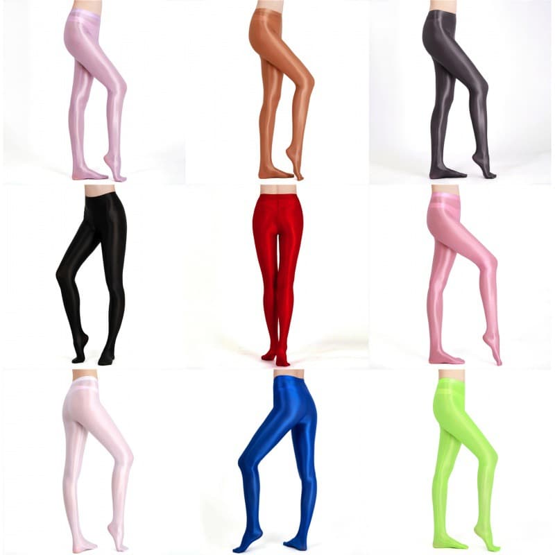 Side Seamless Glossy Silky Tights High-Waist Pantyhose Plus Size AliExpress Hot Selling 7057