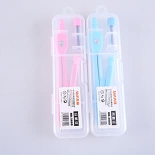 Pioneer Student Mechanical Pencil Metal Drawing Compass Math Geometry Set Plastic Boxed Compass