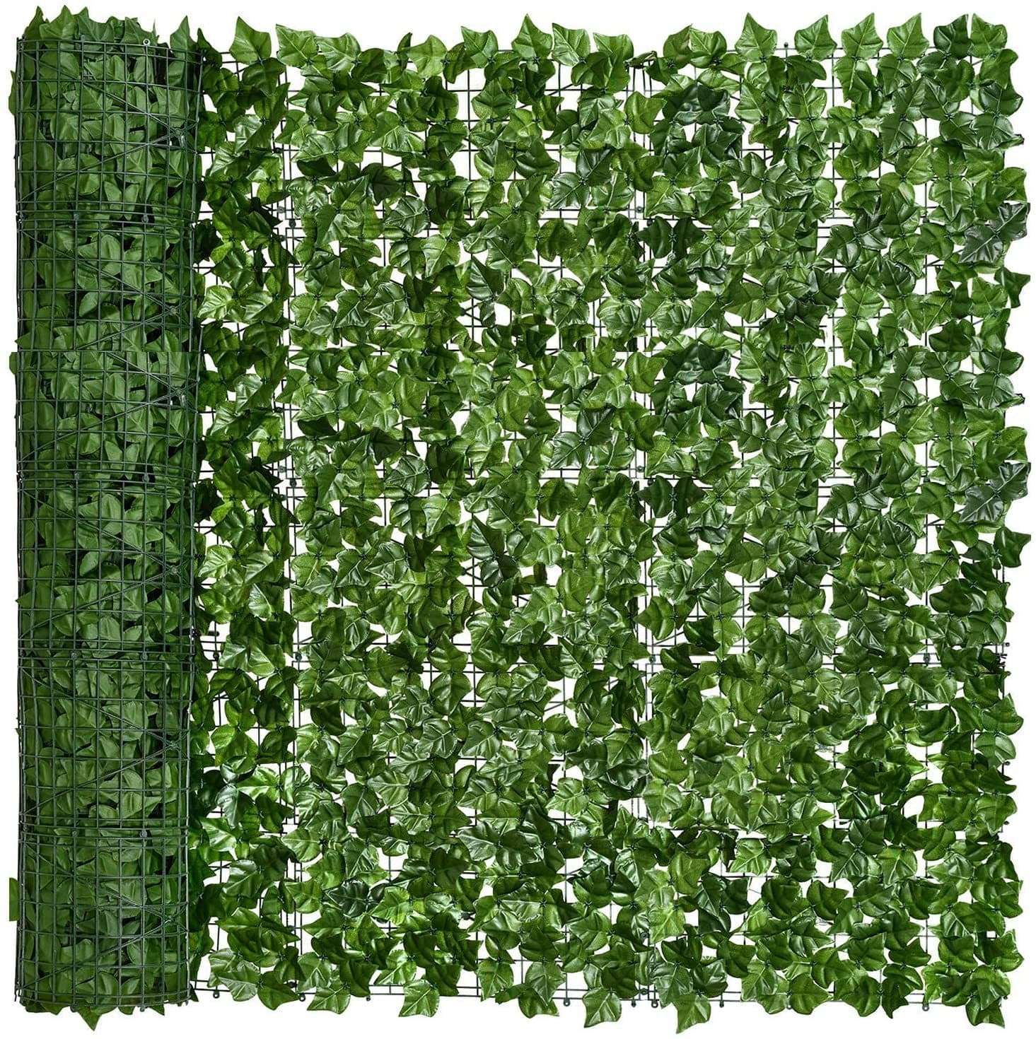Amazon Cross-Border Simulation Green Plant Artificial Ivy Privacy Fence Climbing Vine Outdoor Decoration Factory Wholesale