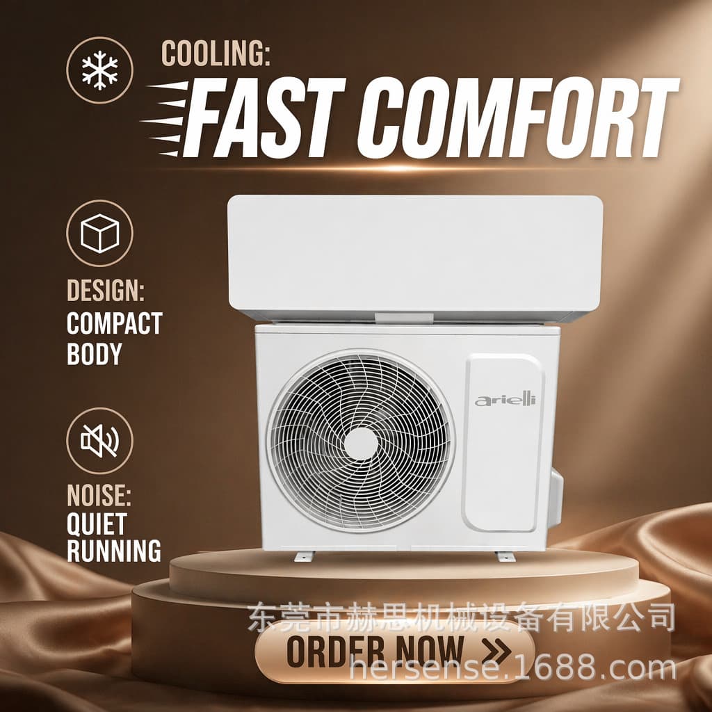 Export English Household Wall Mounted Air Conditioner 1.5HP Bedroom Cooling Variable Frequency Inverter Heating Cooling European Standard Air Conditioner