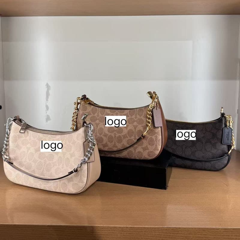 Koujia women's bag new Teri25 shoulder bag retro color matching armpit bag chain mahjong bag single shoulder small square bag for women