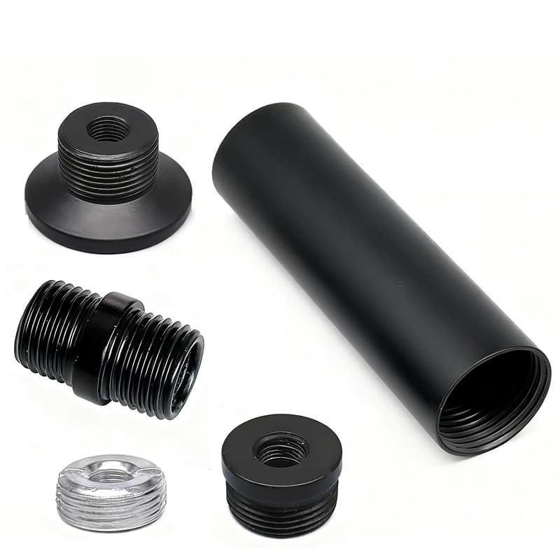 Factory hollow tube with internal thread Φ16mm electroplated lighting sunset lamp live-streaming straight tube lamp accessory