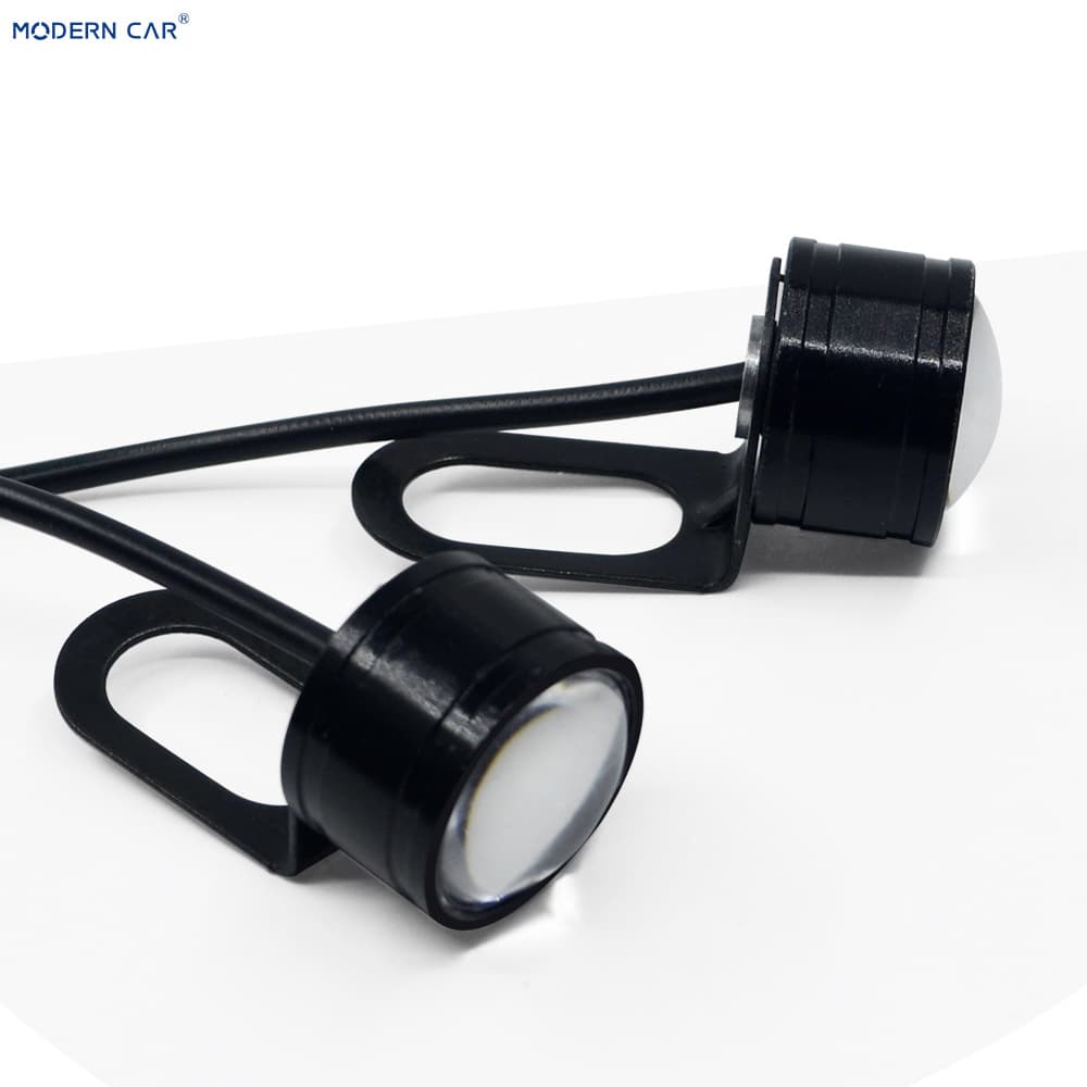 Motorcycle Eagle Eye Ghost Flame LED Decorative Light, Modified Pedal Light, Mirror Light, Car Front Light, Long-Lasting Rogue Light