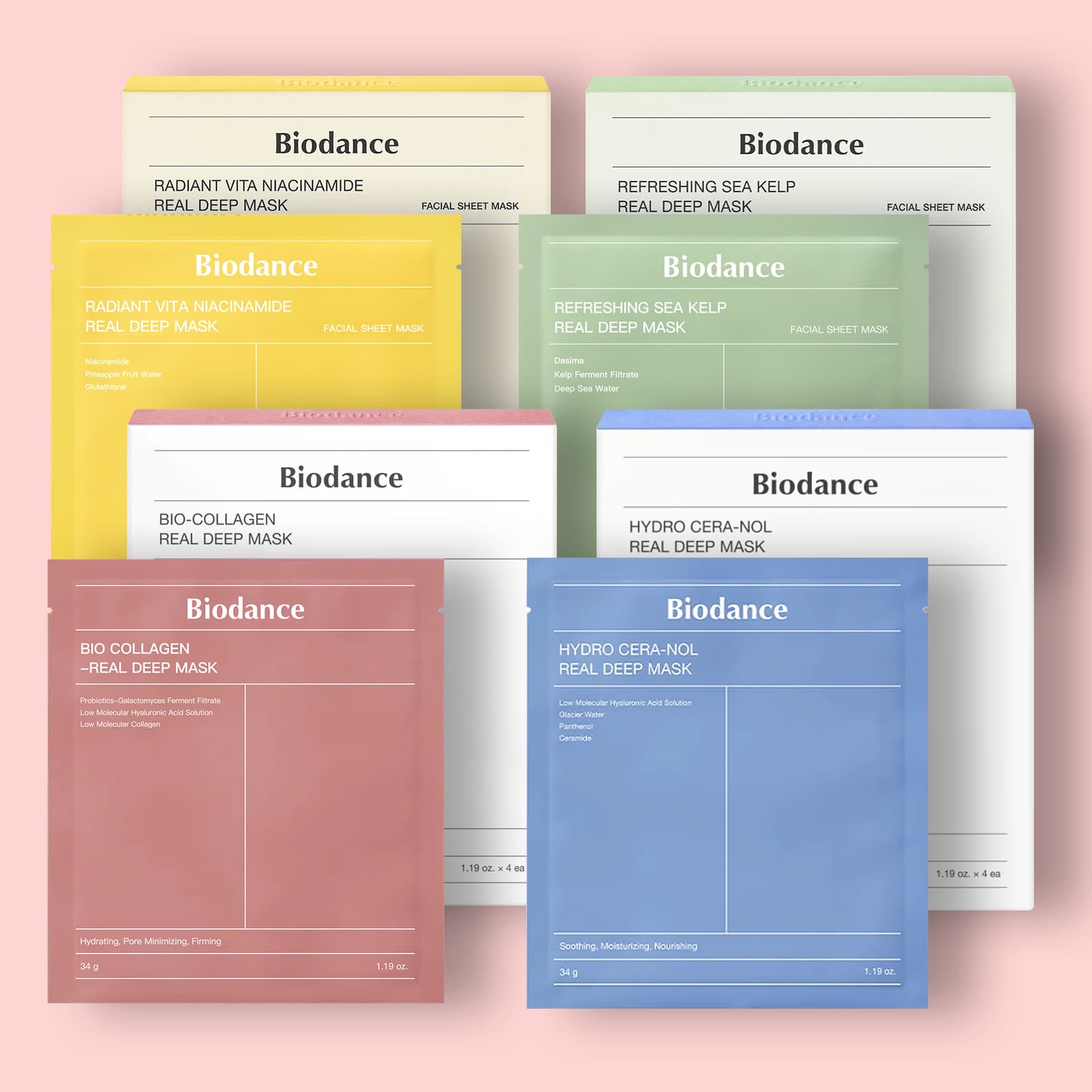 Cross-border Biodance Bio-Collagen Real Deep Mask, BIO-COLLAGEN REAL, Korean Face Mask