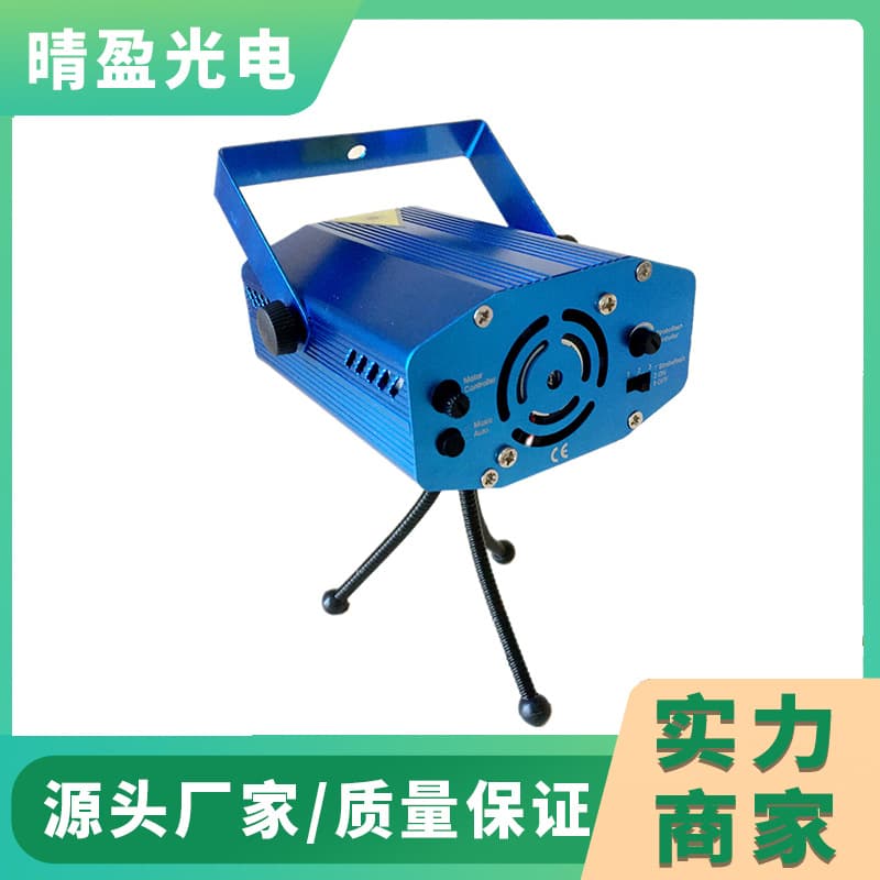 Mini Laser Light Starry Sky Stage Laser Christmas Projector Sound Activated Strobe KTV Bar Atmosphere Light