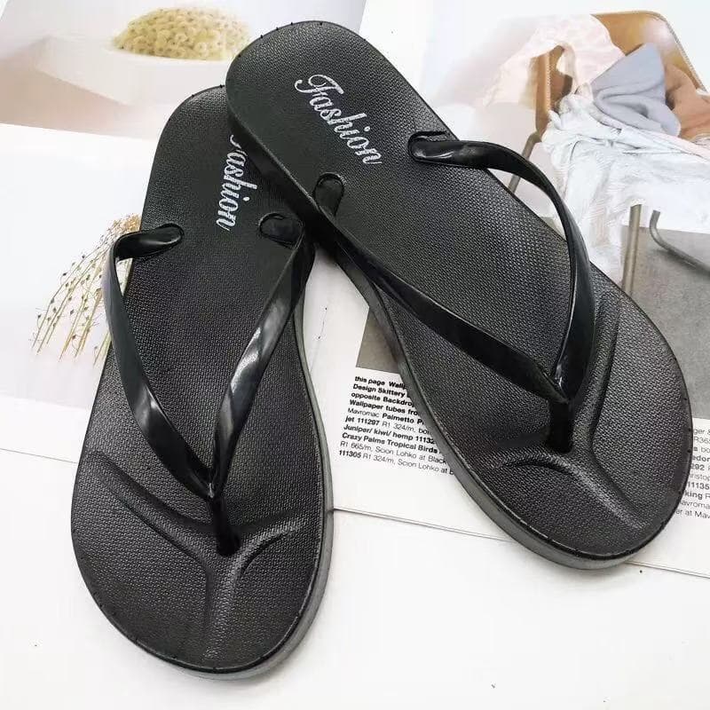 Southeast Asia Hot Selling Women's Non-slip Thick-soled Washable EVA Korean Style Casual Beach Flat Sandals Manufacturer