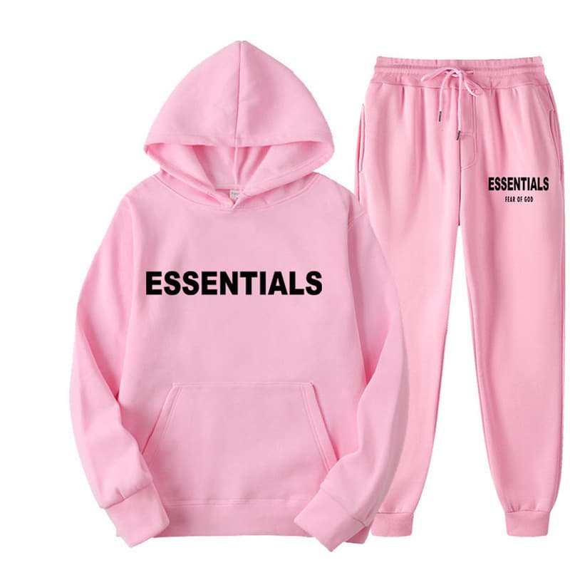 Men's sports suits, sports suits, couples suits, men's ESSENTIALS hoodies, foreign trade sweatshirts, women's suits