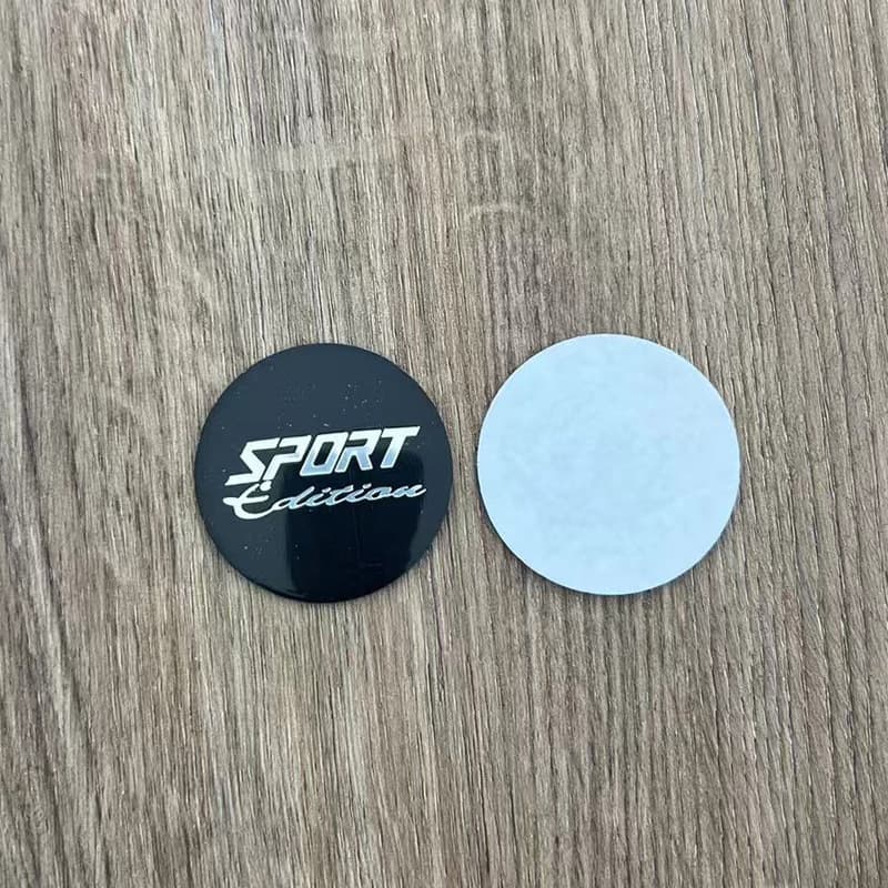 45MM Hub Cap Center Sticker RAYS WORK SSR ADVAN OZ High Cap Aluminum Alloy Versus Pattern Logo
