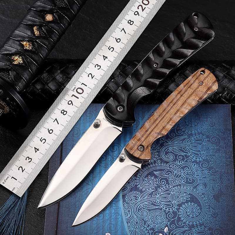 Outdoor Tactical Field Pocket Knife Wilderness Survival Hunting Folding Self-Defense Knife