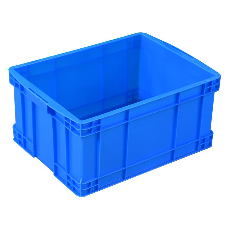 Thickened plastic turnover boxes with lids, large size, industrial storage, logistics transfer boxes, hardware warehouse storage, 392 boxes