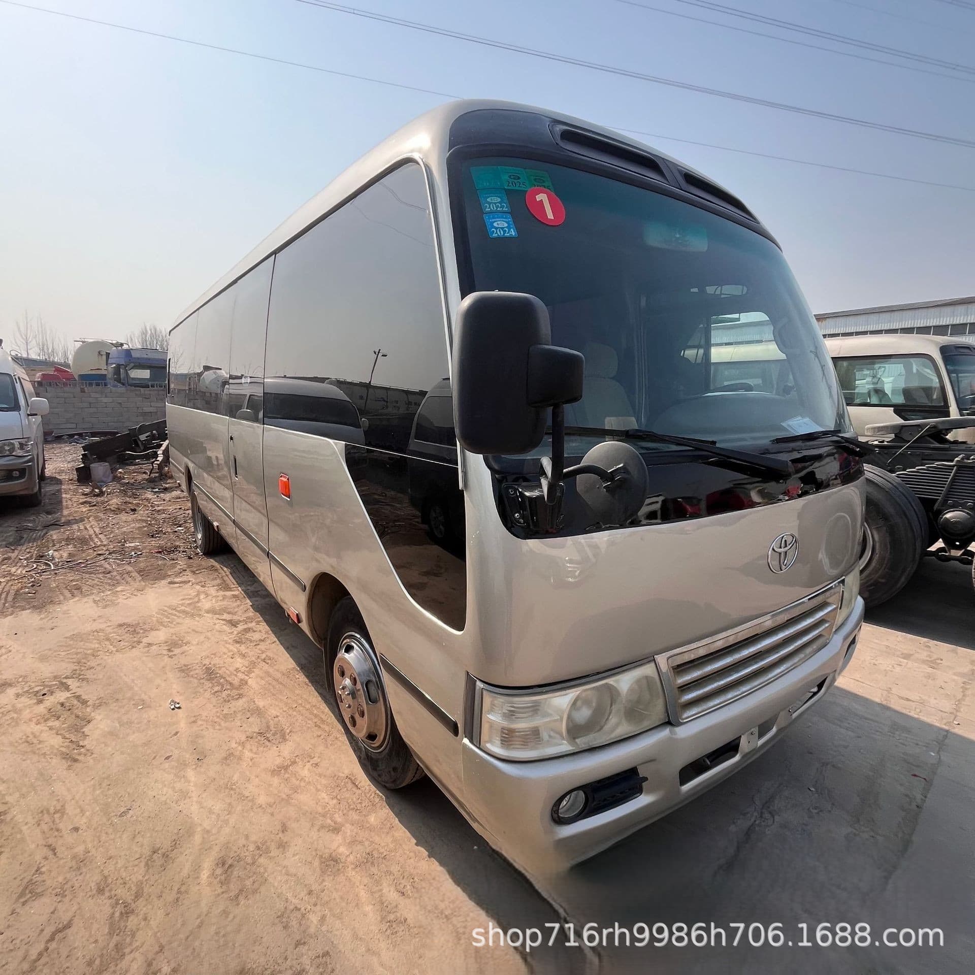 Used Refurbished Toyota Coaster 20-Seat Midibus - Export to Africa Business Vehicle Luxury Bus