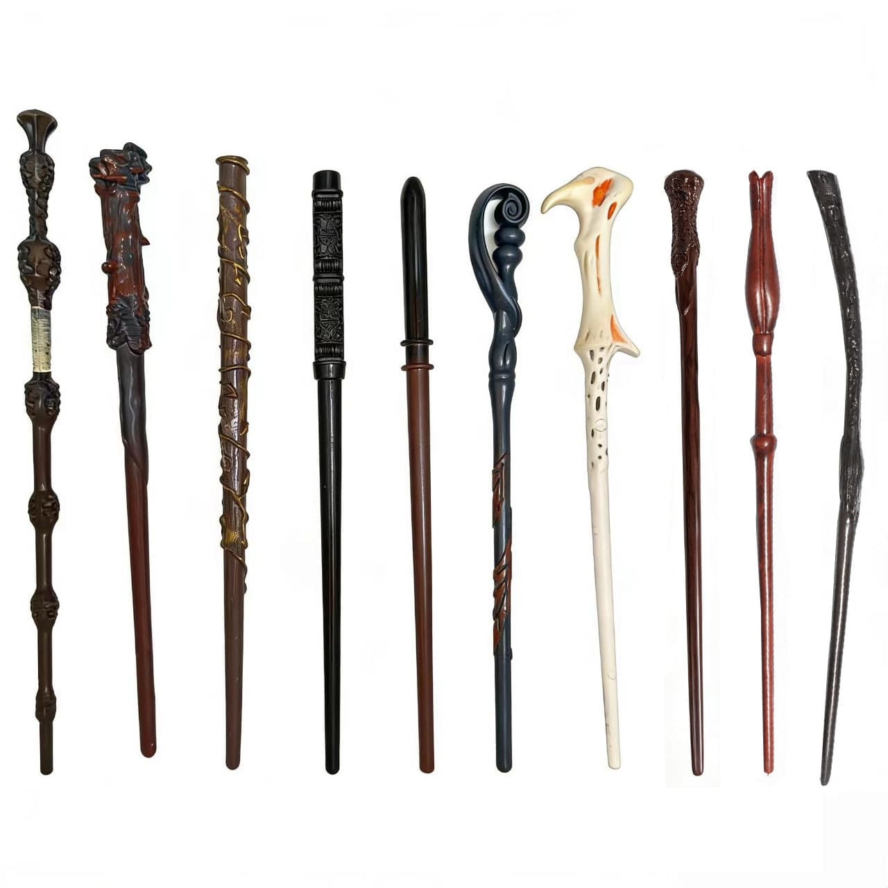 Harry Potter Wand Hermione Magic Wand Voldemort Staff Prop Halloween Glowing Musical Scepter