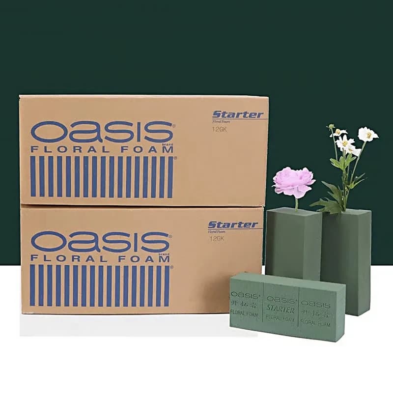 Oasis Floral Foam 20 Blocks Wet Flower Mud for Fresh Flowers, Oasis Wet Floral Foam, Absorbent Sponge for Flower Arranging