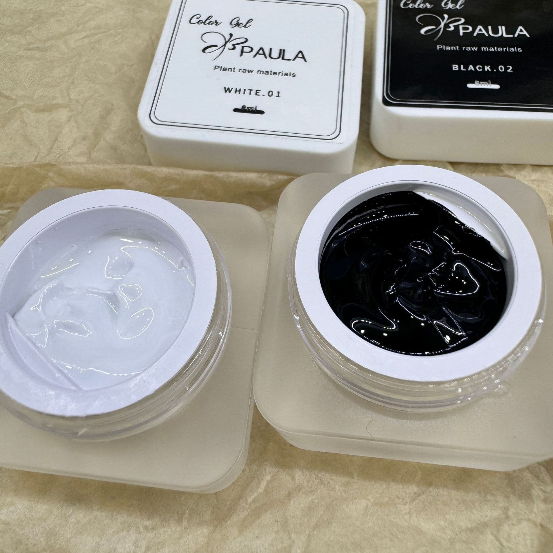 Japanese Nail Art Gel No-Wipe Black White Nail Hand Painting Petal Outline Nail Polish Gel for Nail Salon Use