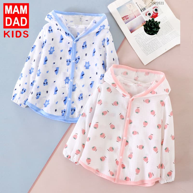 Baby Clothes Spring and Summer Baby Coat Boys' and Girls' Long Sleeve Jacket Cotton Baby Coat