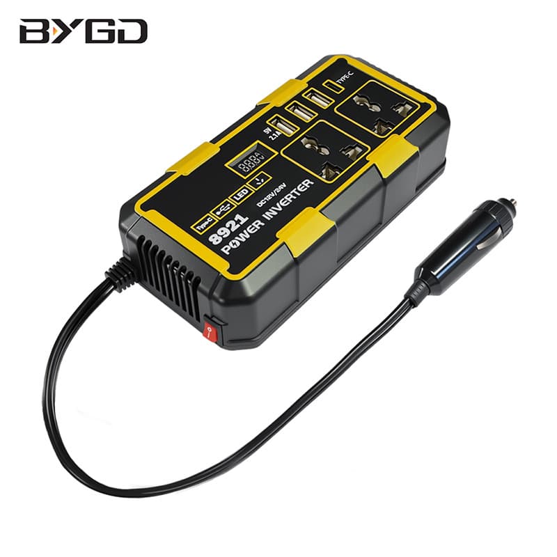 Wholesale 200W300W multifunctional solar inverter to 220V car inverter 12V24V cigarette lighter