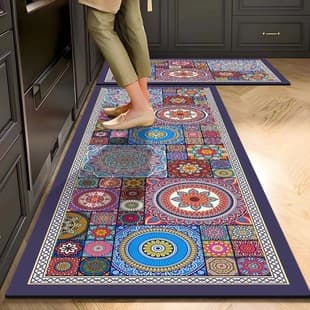 Long Kitchen Mat Diatom Mud Water Absorbent Oil Resistant No Wash Durable Mat American Style Non-Slip Door Mat