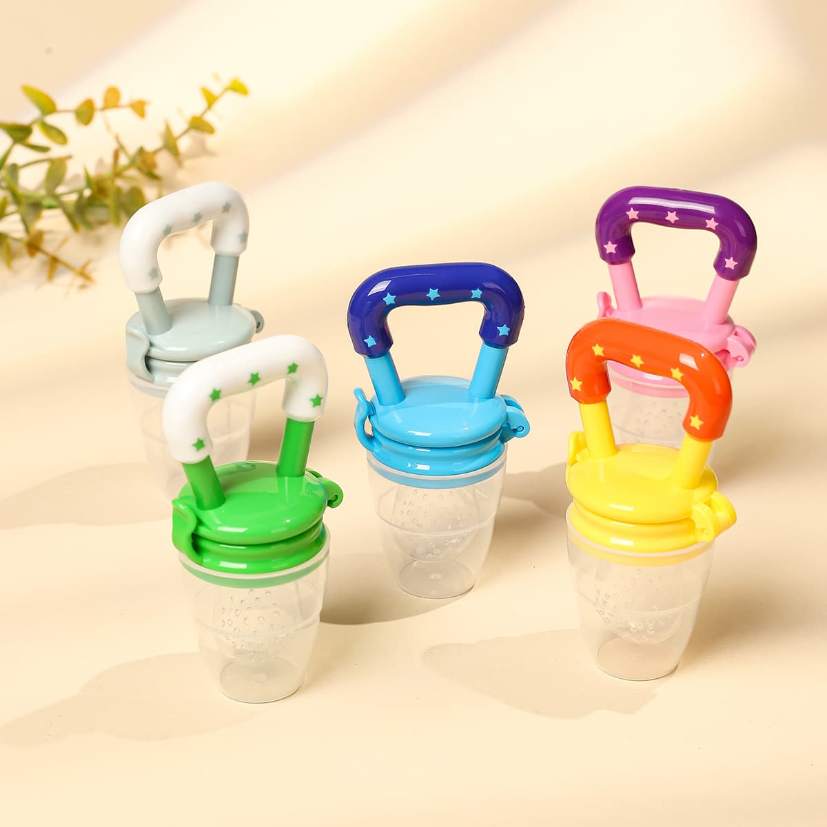 Baby Silicone Feeder Fruit Mesh Bag Silicone Teether Food Feeder Fruit Net Bag Wholesale