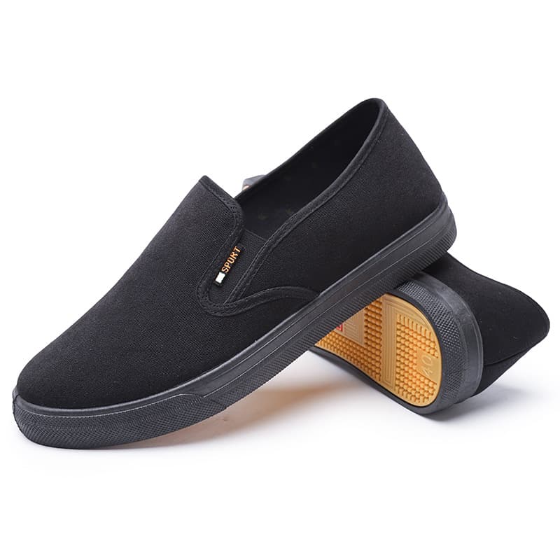 3513 Old Beijing Cloth Shoes Casual Men's Anti-slip Breathable Dad Driving Shoes Cowhide Sole Black Cloth Shoes Drop Shipping