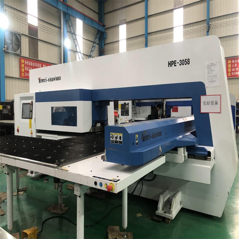 For sale: High-quality used Yawei servo CNC turret punch press HPE3058, Langfang Jingde