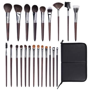 Cross-Border Wholesale 10/15/18/22/40-Piece Wool & Mink Hair Makeup Brush Set, Full Kit