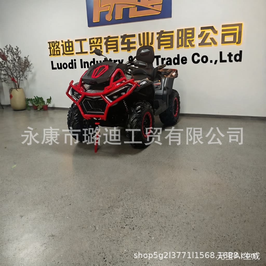 Cross-border Export 1000CC Four-Stroke Twin-Cylinder High-Displacement Off-Road Beach Buggy All-Terrain Four-Wheel Motorcycle