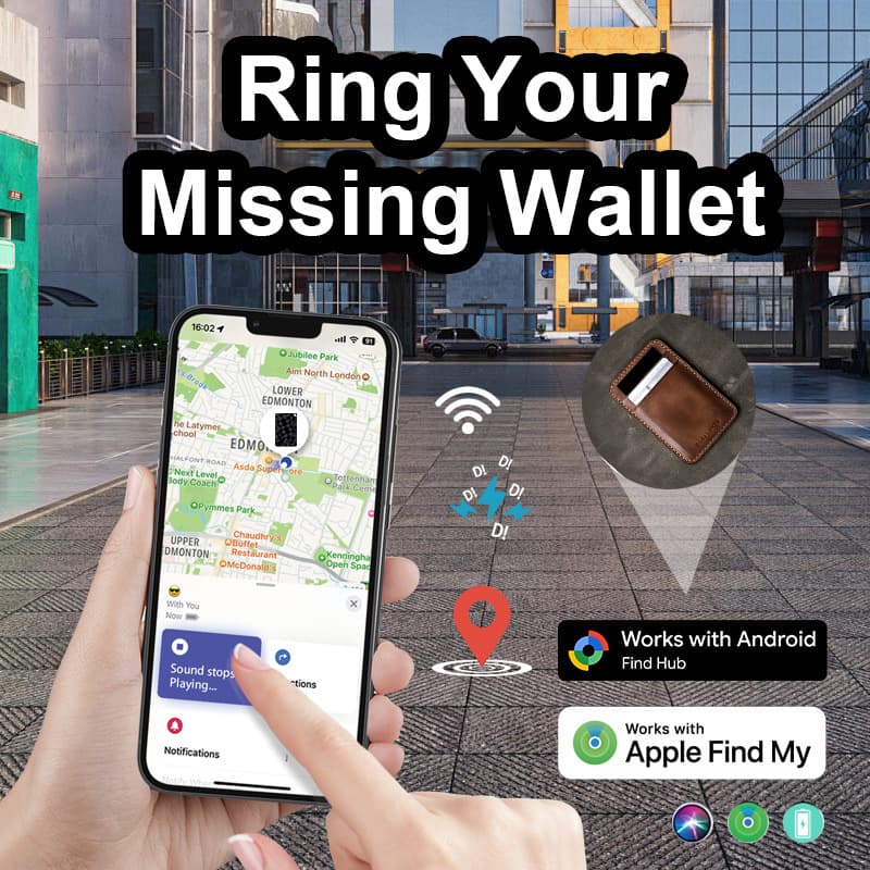 Universal Anti-Loss Tracker for iOS/Android Dual System, Global Positioning Compatible with Google and Apple, Factory Source