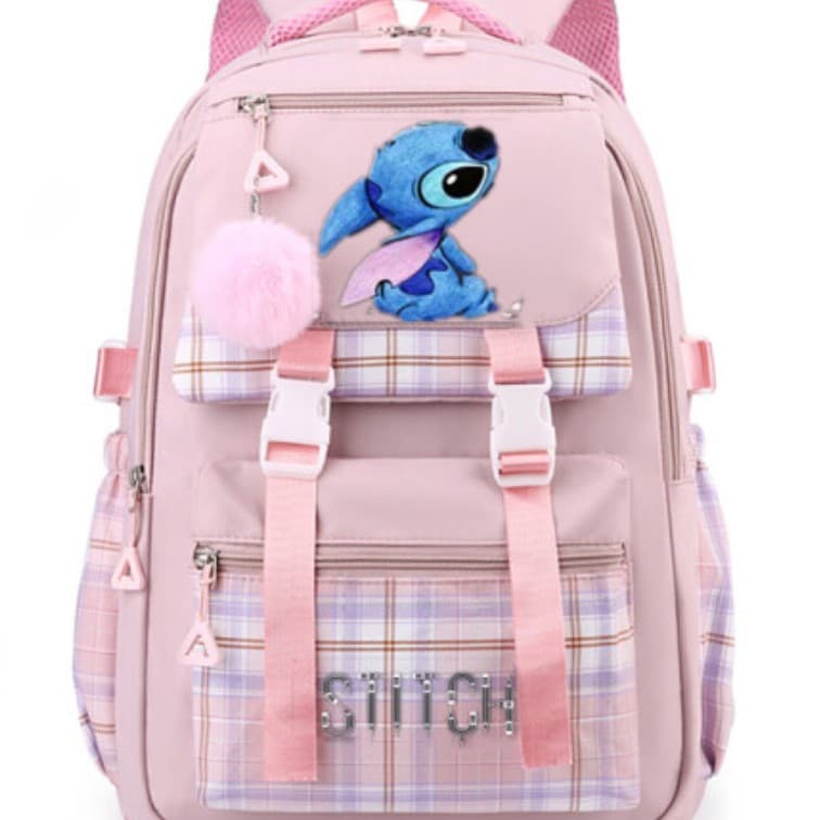 Lilo and Stitch Animation Cartoon Backpack Elementary School Junior High School Student Campus School Bag Picture Production Exclusive Link