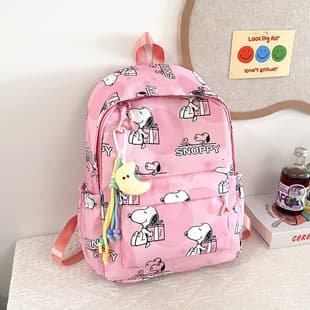 New Cartoon Cute School Style Backpack High Appearance Large Capacity Fashion Casual School Bag Student Bag Niche Trend