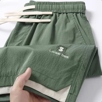Men's Shorts Summer 2026 New Trendy Brand Casual Sports Ice Silk Thin Five-Point Pants for Men Summer