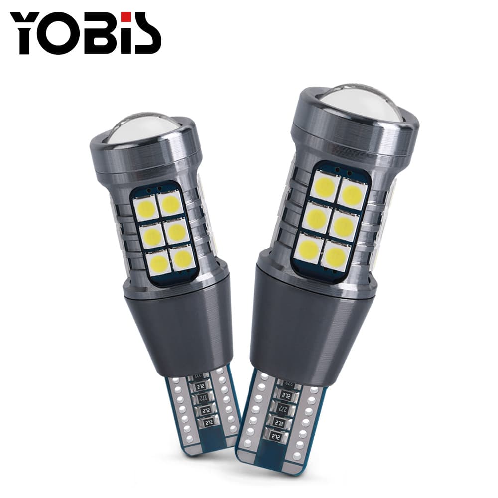 YoBis light car LED light modification T15 3030 27smd reversing light W16W decoding canbus rogue light