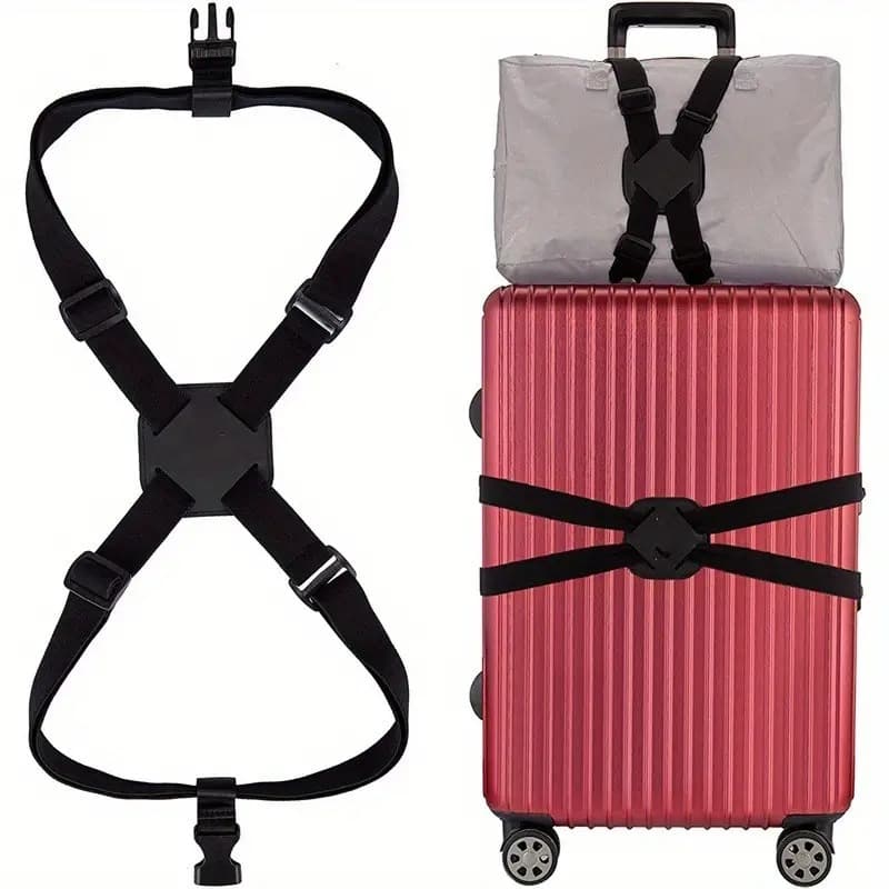 Luggage 8-figure straps, suitcase fastening straps, luggage elastic straps, elastic straps, suitcase straps