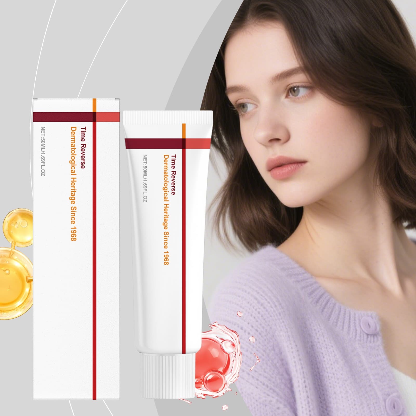Centella Asiatica Facial Cream Moisturizing, refreshing, soft and easily absorbed hydrating skin care cream for facial skin
