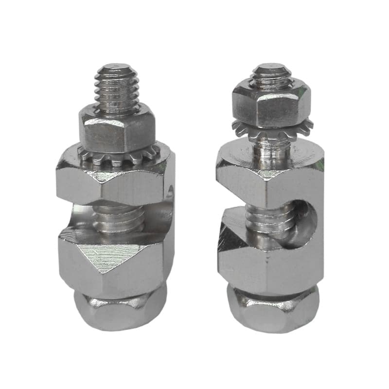 Pure Copper Photovoltaic Lightning Protection Ground Clamp Solar Energy Wire Terminal Anti-Lightning Products Clip Surge