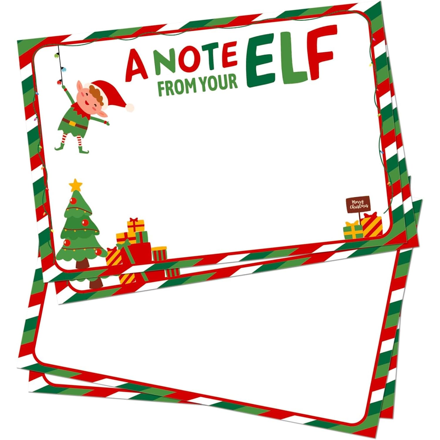 Christmas Blank Invitation Cards Birthday Party Thank You Cards Place Cards Christmas Party Decoration Gift Cards