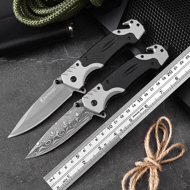 Folding Knife Outdoor Multi-Function Camping Tool High Hardness Wilderness Survival Hunting Knife Tactical Knife Fruit Knife